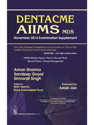 Dentacme AIIMS MDS November 2014 Examination Supplement (PB)