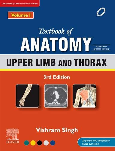 Textbook of Anatomy :Upper Limb and Thorax ( Volume 1) 3rd Edition 2020