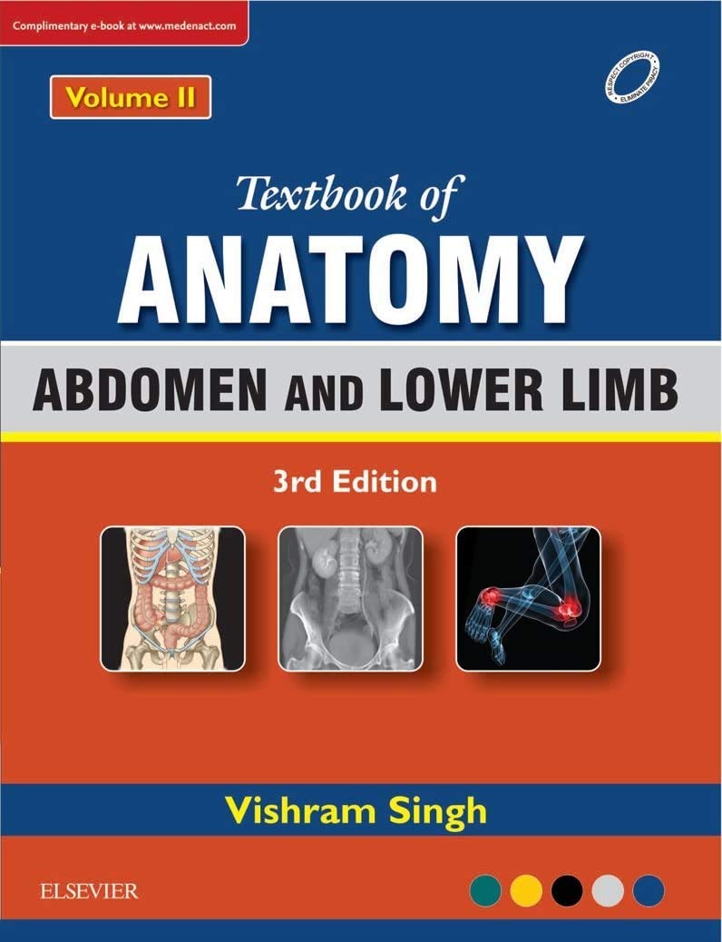 Text Book of Anatomy Abdomen and Lower Limb (Volume-2) 3rd Edition
