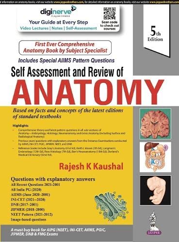 Self Assessment and Review of Anatomy 5th Edition 2022 