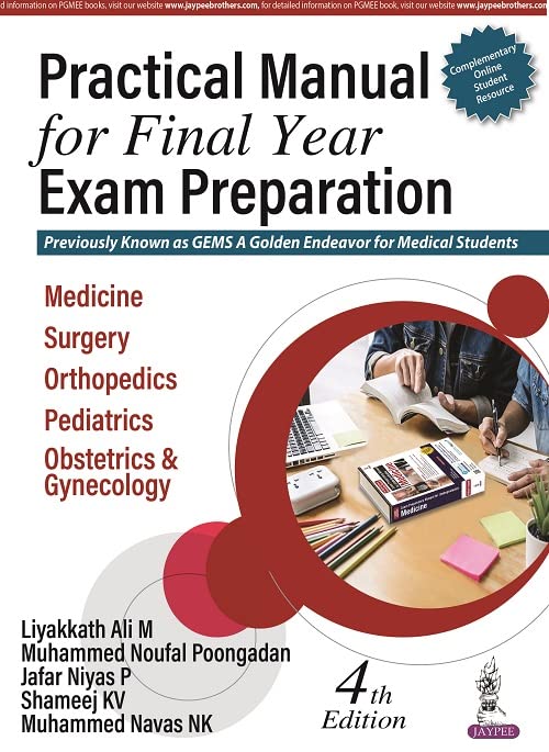 Practical Manual For Final Year Exam Preparation 4th Edition 2022 