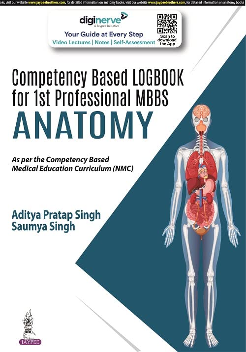 Competency Based Logbook for 1st Professional MBBS Anatomy 1st Edition 2023