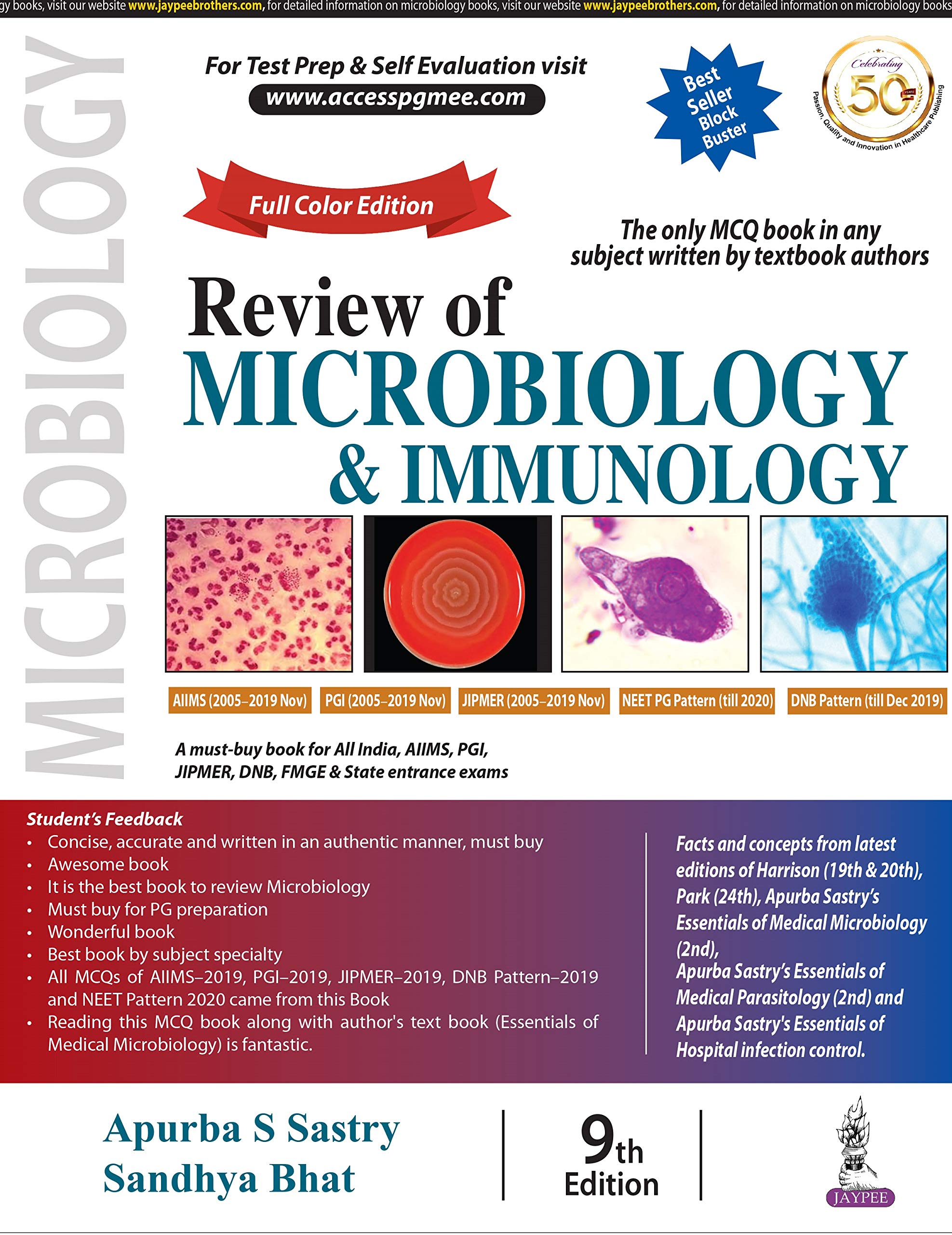 Review of Microbiology & Immunology 9th edition 2020