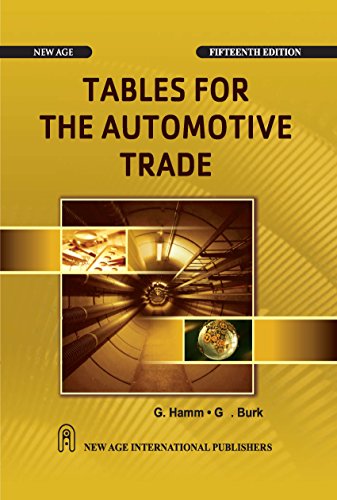 Tables for the Automotive Trade