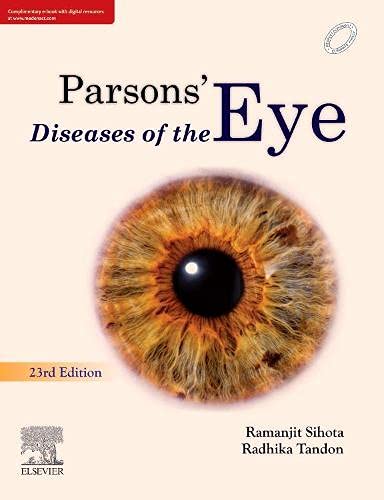 Parsons Diseases of the Eye, 23rd Edition 2019 