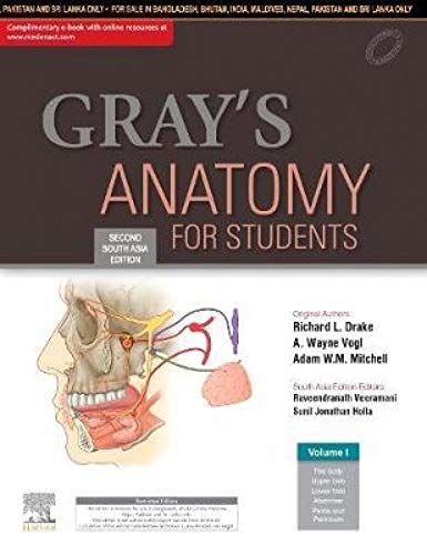 Gray's Anatomy For Students-Second South Asia Edition 2 Volume Set 2019