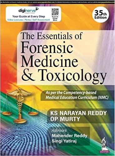 The Essentials of Forensic Medicine & Toxicology 35th Edition 2022
