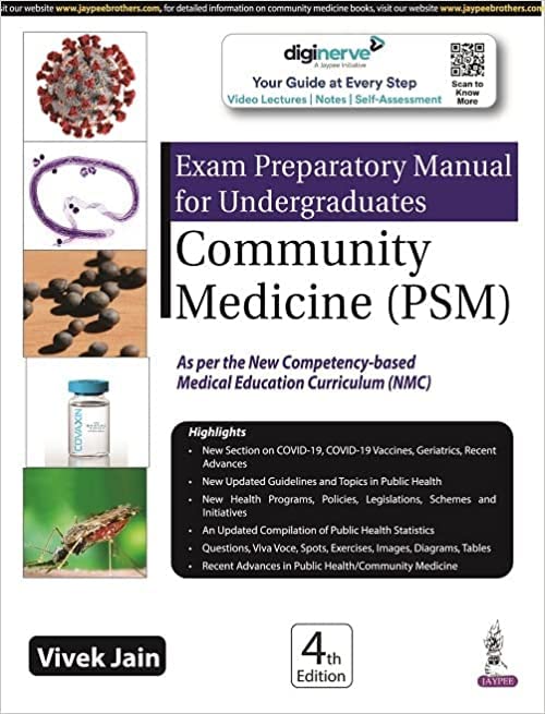 Exam Preparatory Manual for Undergraduates Community Medicine (PSM) 4th Edition 2022