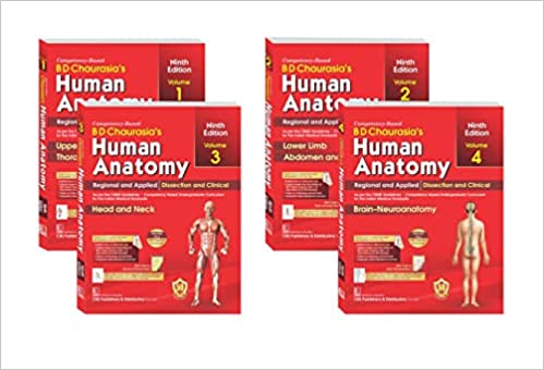 Human Anatomy, 9th Edition 2023 Set of (Volume 1, 2, 3,4)