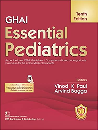 Ghai Essential Pediatrics 10th edition 2023 