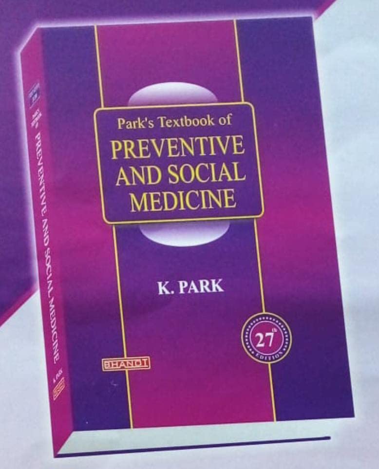 Parks Textbook of Preventive and Social Medicine 27th Edition