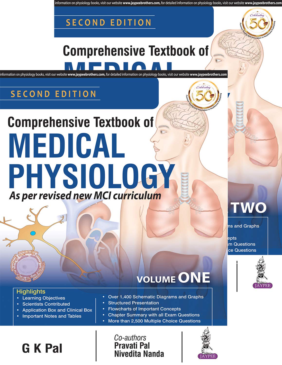 Comprehensive Textbook of Medical Physiology 2nd Edition 2022 Revised Reprint 2 Volume Set