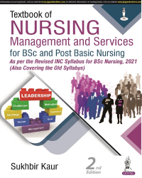 Textbook of Nursing Management and Services For BSc and Post Basic Nursing|2/e