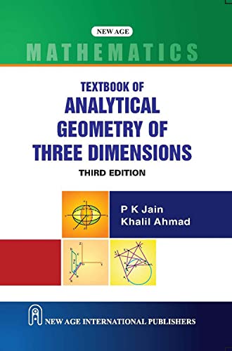 A Textbook of Analytical Geometry of Three Dimensions